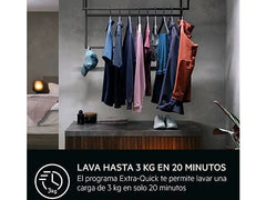 Máquina de Lavar Roupa AEG LFR7314O4C Série 7000 Carga Frontal 10kg 1400rpm Classe A Motor Inverter Wi-Fi