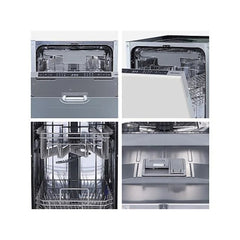 Máquina de lavar louça Hisense HV543D10 Encastrável 45cm 11 Conjuntos Classe D Motor Inverter Terceiro Tabuleiro
