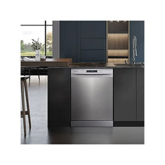 Máquina de Lavar Loiça Hisense HS623D10X Livre Instalação 14 Serviços Classe D Motor Inverter Inox