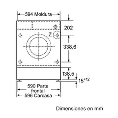Máquina de Lavar Bosch WIW24307ES Integrável 8kg 1200rpm Classe C Motor EcoSilence SpeedPerfect