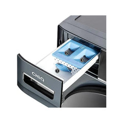 Máquina de lavar CHIQ CFL100-14586IM3XA Space PRO Carregamento Frontal 10kg 1400rpm Classe A Motor Inverter Cinzento Escuro
