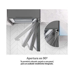 Arca congeladora vertical LG GFM61MBCSF, 324 litros, 186 cm, Total No Frost, aço inoxidável anti-impressão digital.