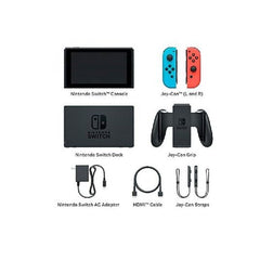 Nintendo Switch, consola híbrida de 6,2 polegadas, Joy-Con azul néon/vermelho, 32 GB