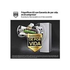 Frigorífico LG GLM71MBCSF 1 Porta Total No Frost 386L Classe D Inox