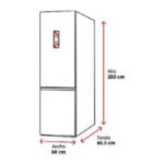 Frigorífico Combinado Bosch KGN392WCF 363L Total No Frost 203cm Classe C Branco