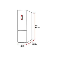 Frigorífico combinado Bosch KGN397ICT 363L Total No Frost VitaFresh XXL 203cm Classe C em aço inoxidável
