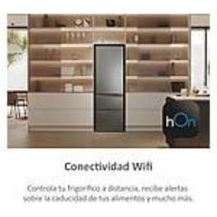 Frigorífico Combinado Haier 3D 60 Série 5 HTW 5618CNMG 360L Total No Frost Classe C Inox