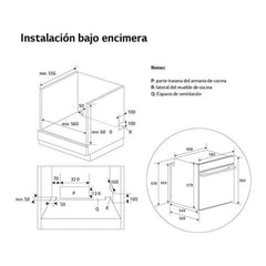Forno Multifunções LG WSED7613S, 76 L, Integrável, Pirolítico, EasyClean™, ThinQ™, Aço inoxidável, 59.2 cm
