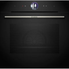 Forno a vapor Bosch HSG7361B1, 71 L, Multifunções, Steam Plus, Hidrolítico, Visor TFT, Preto