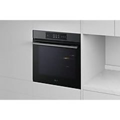 Forno a vapor LG WSED7665B, 76 L, Multifunções, Pirolítico + Vapor, Aço Preto Mate