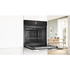 Forno multifunções BOSCH HBG7241B1, Encastrável, 71 L, Home Connect, AirFry, Preto