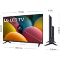 TV LG 32LR60006LA Preto 32 Polegadas LED Full HD | webOS Smart TV α5 AI Gen6