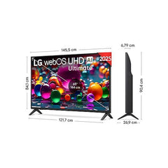 TV LG 65UA75006LA Preto 65 Polegadas 4K UHD | Smart TV webOS α7 AI Gen8