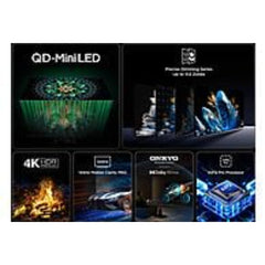 TV TCL 65C6K Mini LED Preto 65 Polegadas 4K UHD | 144Hz Gaming Dolby Vision Atmos
