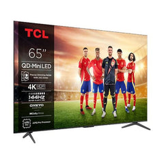 TV TCL 65C6K Mini LED Preto 65 Polegadas 4K UHD | 144Hz Gaming Dolby Vision Atmos