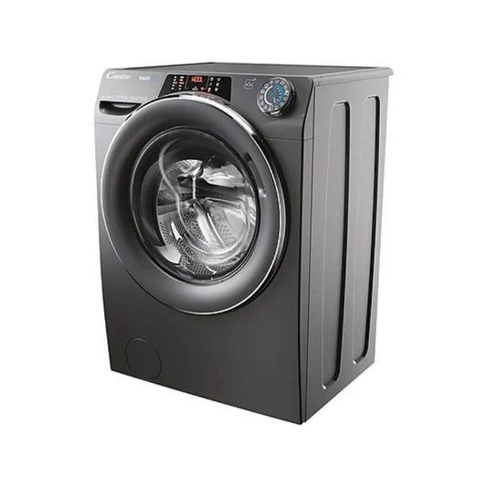 Máquina de Lavar Roupa Candy RapidÓ RO1484DWMCRT/1-S Carga Frontal 8kg 1400rpm Classe A Motor Inverter Antracite