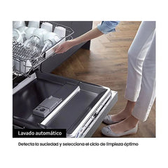 Máquina de Lavar Loiça Samsung DW60A6092FS/ET Independente 14 Talheres Classe D Inox Bandeja de Talheres
