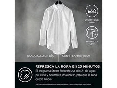 Máquina de Lavar Roupa AEG LFR7314O4C Série 7000 Carga Frontal 10kg 1400rpm Classe A Motor Inverter Wi-Fi