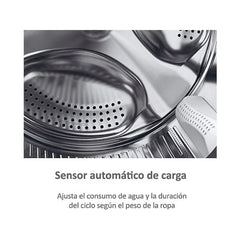 Máquina de Lavar Roupa Haier HW100-BP14929A-S I-Pro Series 1 10kg 1400rpm Classe A Motor Inverter Preto