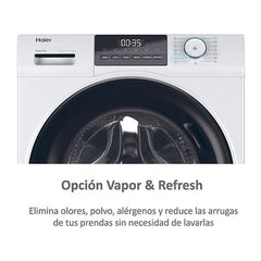 Máquina de lavar Haier HW80-BP14929A-S I-Pro Series 1 8kg 1400rpm Classe A Motor Inverter Fundo 48cm Branco