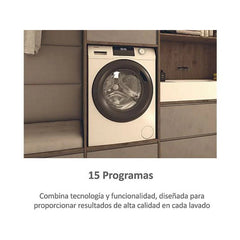 Máquina de lavar Haier HW80-BP14929A-S I-Pro Series 1 8kg 1400rpm Classe A Motor Inverter Fundo 48cm Branco