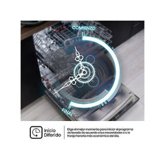 Máquina de lavar louça Hisense HV543D10 Encastrável 45cm 11 Conjuntos Classe D Motor Inverter Terceiro Tabuleiro