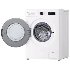 Máquina de Lavar Roupa LG F4X1009NWK Carga Frontal 9kg 1400rpm Classe A AI Direct Drive™ Steam™ Branco Marfim