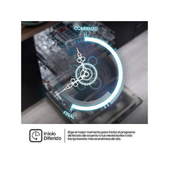 Máquina de Lavar Loiça Hisense HS623D10X Livre Instalação 14 Serviços Classe D Motor Inverter Inox
