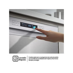 Máquina de Lavar Loiça Hisense HS623D10X Livre Instalação 14 Serviços Classe D Motor Inverter Inox
