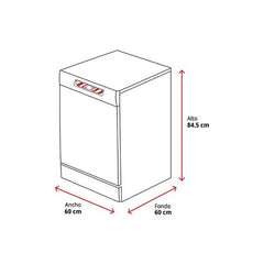 Máquina de lavar loiça de instalação livre Bosch SMS4EMW06E Série 4, 14 serviços, Classe B, Home Connect, branca
