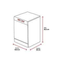 Máquina de Lavar Loiça Samsung DW60A6092FS/ET Independente 14 Talheres Classe D Inox Bandeja de Talheres