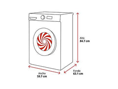 Máquina de Lavar Roupa AEG LFR7314O4C Série 7000 Carga Frontal 10kg 1400rpm Classe A Motor Inverter Wi-Fi