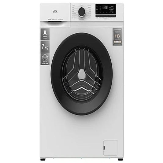 Máquina de lavar VOK EVW-7BAWL21N Carga Frontal 7kg 1200rpm Classe A Motor Inverter Branco