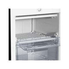 Congelador vertical CHIQ FSD160D4E, 145 l, 126 cm, congelação rápida, cor metálica escovada escura.