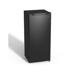 Congelador vertical CHIQ FSD160D4E, 145 l, 126 cm, congelação rápida, cor metálica escovada escura.