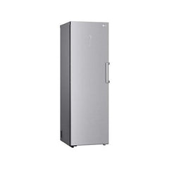 Arca congeladora vertical LG GFM61MBCSF, 324 litros, 186 cm, Total No Frost, aço inoxidável anti-impressão digital.