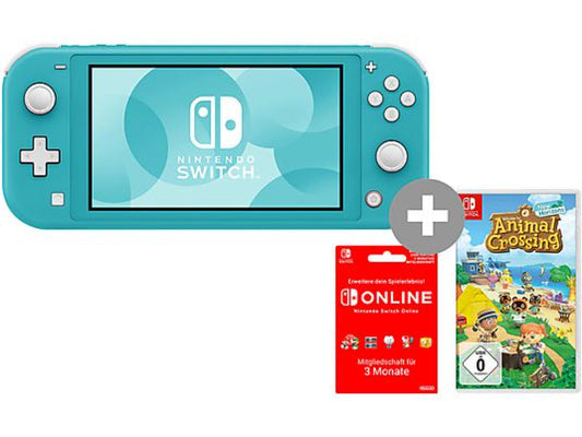Nintendo Switch Lite Azul – Consola portátil com 32 GB e Animal Crossing (Código digital)