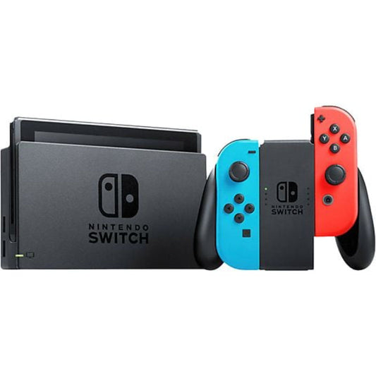 Nintendo Switch, consola híbrida de 6,2 polegadas, Joy-Con azul néon/vermelho, 32 GB