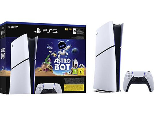 Consola PS5 Sony PlayStation 5 Digital Edition Slim Astro Bot 1 TB Branca