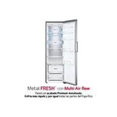 Frigorífico LG GLM71MBCSF 1 Porta Total No Frost 386L Classe D Inox