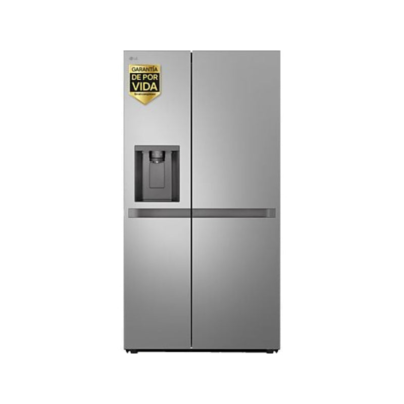 Frigorífico americano LG GSLC41PYPE, 638 litros, com doseador No Frost, sem ligação de água, em aço inoxidável.
