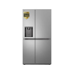Frigorífico americano LG GSLC41PYPE, 638 litros, com doseador No Frost, sem ligação de água, em aço inoxidável.