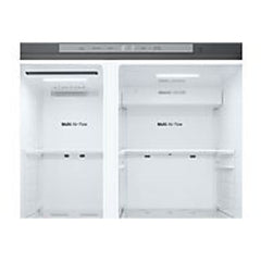 Frigorífico americano LG GSLC41PYPE, 638 litros, com doseador No Frost, sem ligação de água, em aço inoxidável.