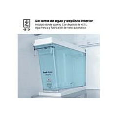 Frigorífico americano LG GSLC41PYPE, 638 litros, com doseador No Frost, sem ligação de água, em aço inoxidável.