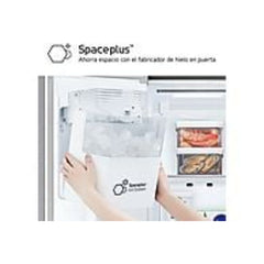 Frigorífico americano LG GSLC41PYPE, 638 litros, com doseador No Frost, sem ligação de água, em aço inoxidável.