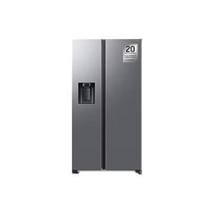 Frigorífico americano Samsung Bespoke AI RS70F64KETEF de 640 litros, sistema No Frost, classe E, em aço inoxidável.