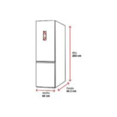 Frigorífico combinado Bosch KGN397ICT 363L Total No Frost VitaFresh XXL 203cm Classe C em aço inoxidável