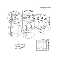 Forno AEG GS6PB51FAB, 71 L, Multifunções, Pirolítico, Preto