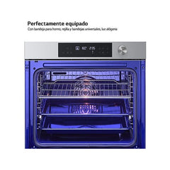 Forno Multifunções LG WSED7613S, 76 L, Integrável, Pirolítico, EasyClean™, ThinQ™, Aço inoxidável, 59.2 cm