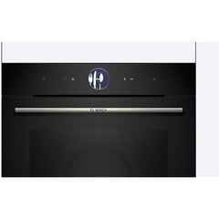 Forno a vapor Bosch HSG7361B1, 71 L, Multifunções, Steam Plus, Hidrolítico, Visor TFT, Preto